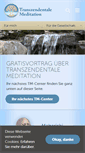 Mobile Screenshot of meditation.de