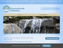 Tablet Screenshot of meditation.de